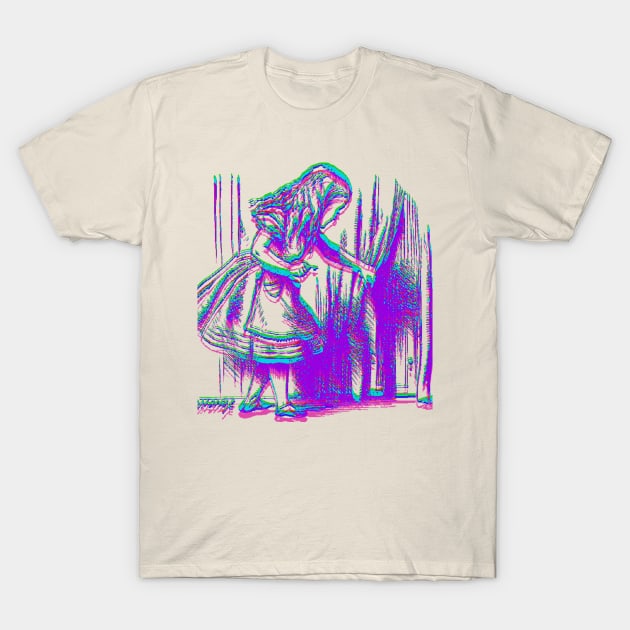 Alice in Wonderland Psychedelic T-Shirt by indusdreaming